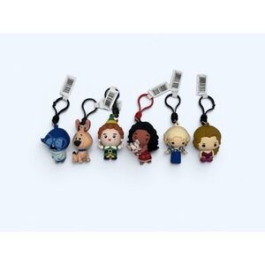 MONOGRAM FIGURAL KEYCHAIN LOT MOANA INSIDE OUT BETTY ELF HERMOINE